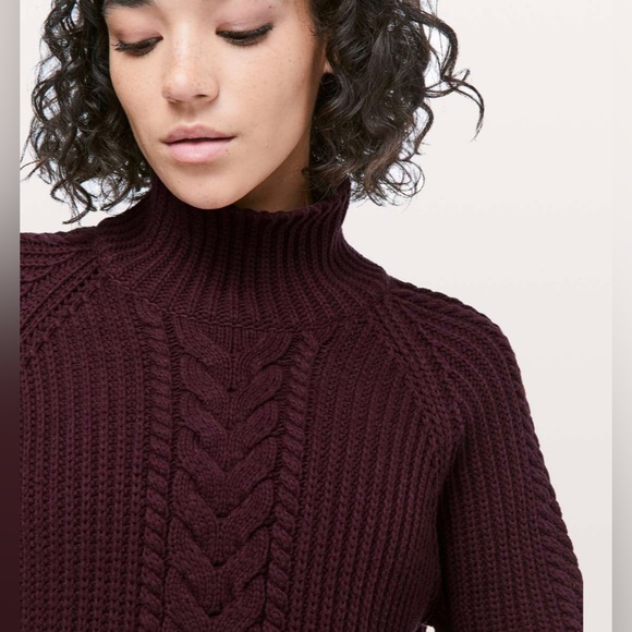 Lululemon Bring The Cozy Turtleneck Size 6 - Picture 10 of 10